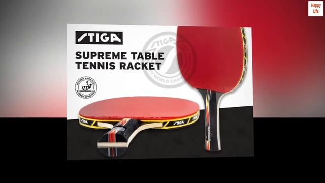 STIGA Supreme Performance-Level Table Tennis Racket Made with ITTF Approved Rubber for Tournament смотреть онлайн