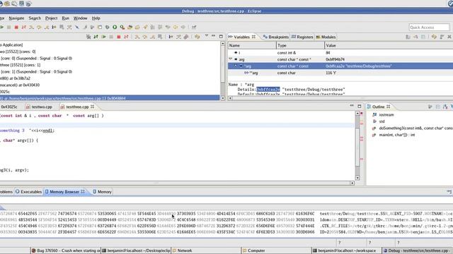 CDT Debugger Cent OS 4.6,need class appearance enabled. смотреть онлайн