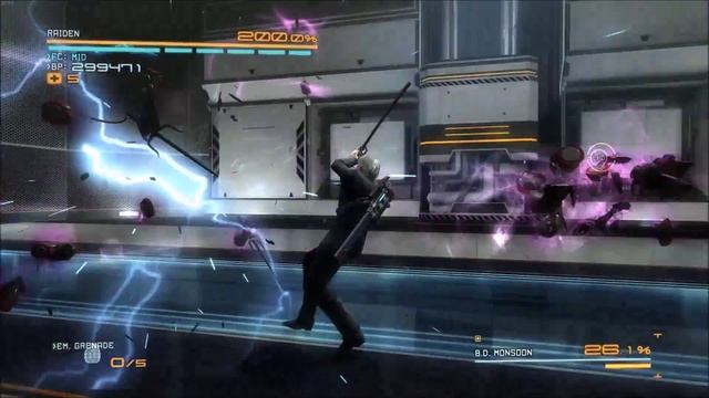 Metal Gear Rising: All Bosses with Wooden Sword смотреть онлайн
