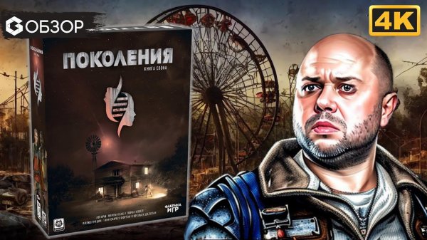 ПОКОЛЕНИЯ - ОБЗОР сюжетной настольной игры в жанре пост-апокалипсис | Geek Media 4K