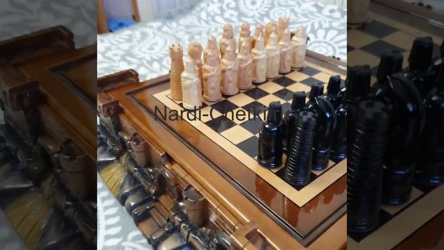 Шахматы резные ручной работы смотреть онлайн