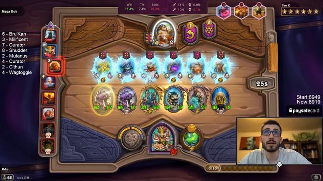 ENEMY LICH KING IS DIRTY | Rdu Hearthstone Battlegrounds смотреть онлайн