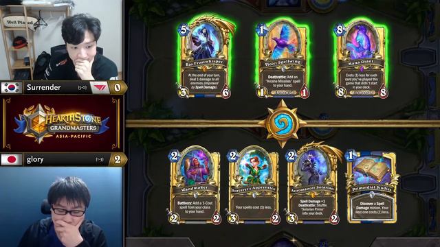 Surrender vs glory - Division A - Hearthstone Grandmasters Asia-Pacific 2020 Season 2 - Week 6 смотреть онлайн