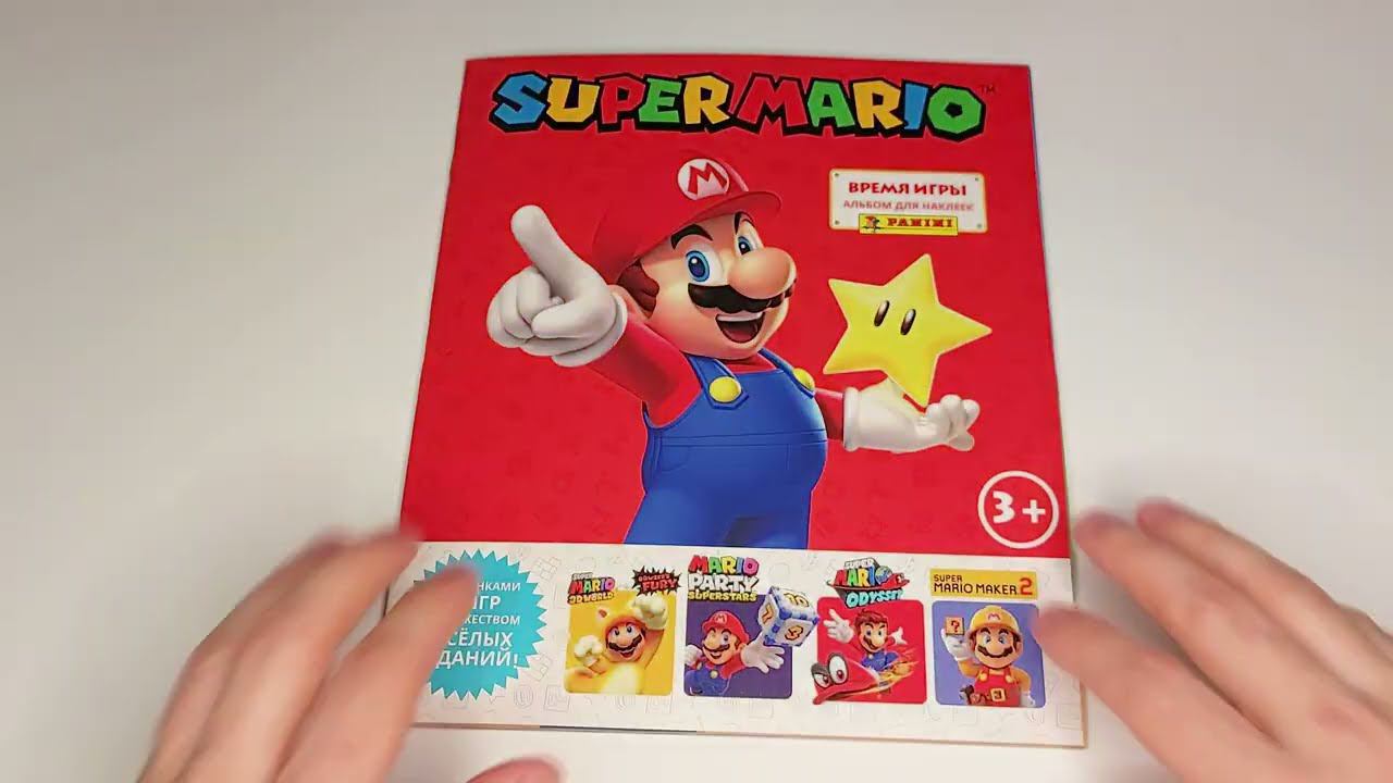 Альбом для наклеек Panini Супер Марио смотреть онлайн