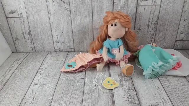 Мультик . Текстильная кукла ручной работы смотреть онлайн
