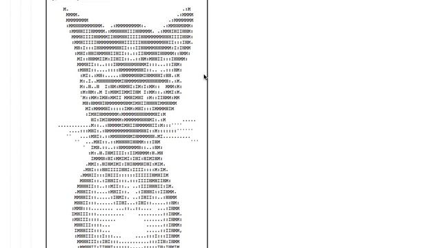 ASCII art with a screen reader смотреть онлайн