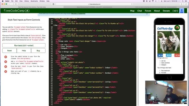 Responsive Design Bootstrap | FreeCodeCamp | Part 15 - 20 смотреть онлайн