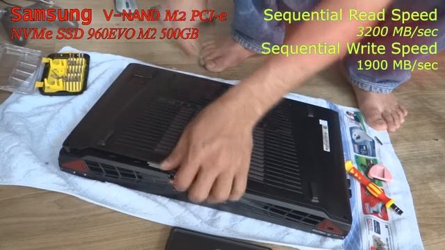 SSD M2 NVMe[MSI GT72 6QD Dominator G ][ SSD M2 PCIe Upgrade][Speak Khmer]
