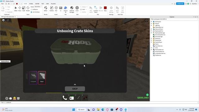 Leaking Dahood file with Working Crate System And Working Crosshair Changer (Roblox Studio смотреть онлайн