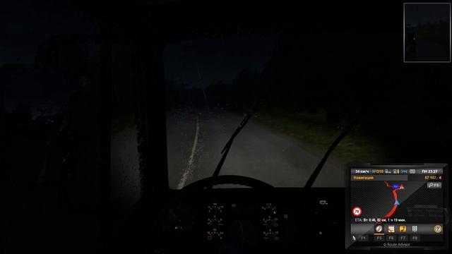 Euro Truck Simulator2,прохождение#53Сюрприз в конце пути(ProMods2.1.5+RusMap1.7.1+Южный регион6.0) смотреть онлайн