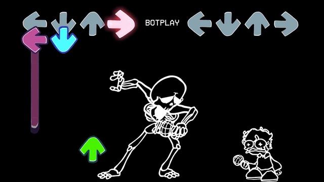 FNF Character Test | Skeletons | JellyBean (Atrocity) | Gameplay VS Playground | FNF Mods