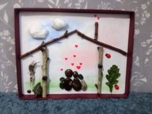 Год семьи Поделка из природного материала Мастер класс