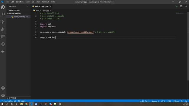 Web Scraping / Extract Data from any website using Python смотреть онлайн