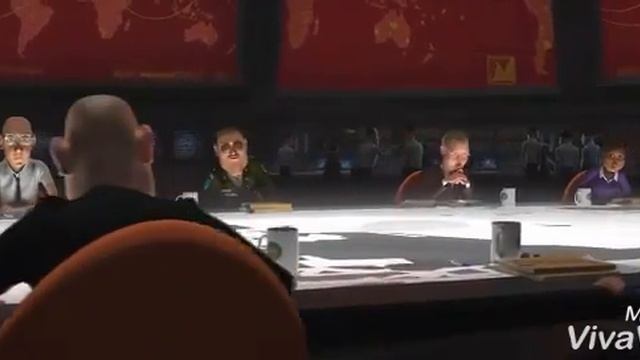 Monsters vs Aliens war room scene смотреть онлайн