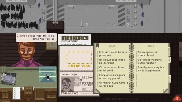Papers, Please avec Fanta - Episode 4 - Playthrough FR HD смотреть онлайн