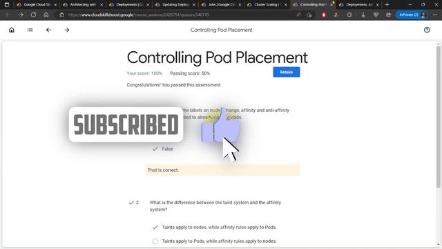 Deployments, Jobs, and Scaling || Quizzes Answers With 100% Accuracy || #cloudskillsboost смотреть онлайн
