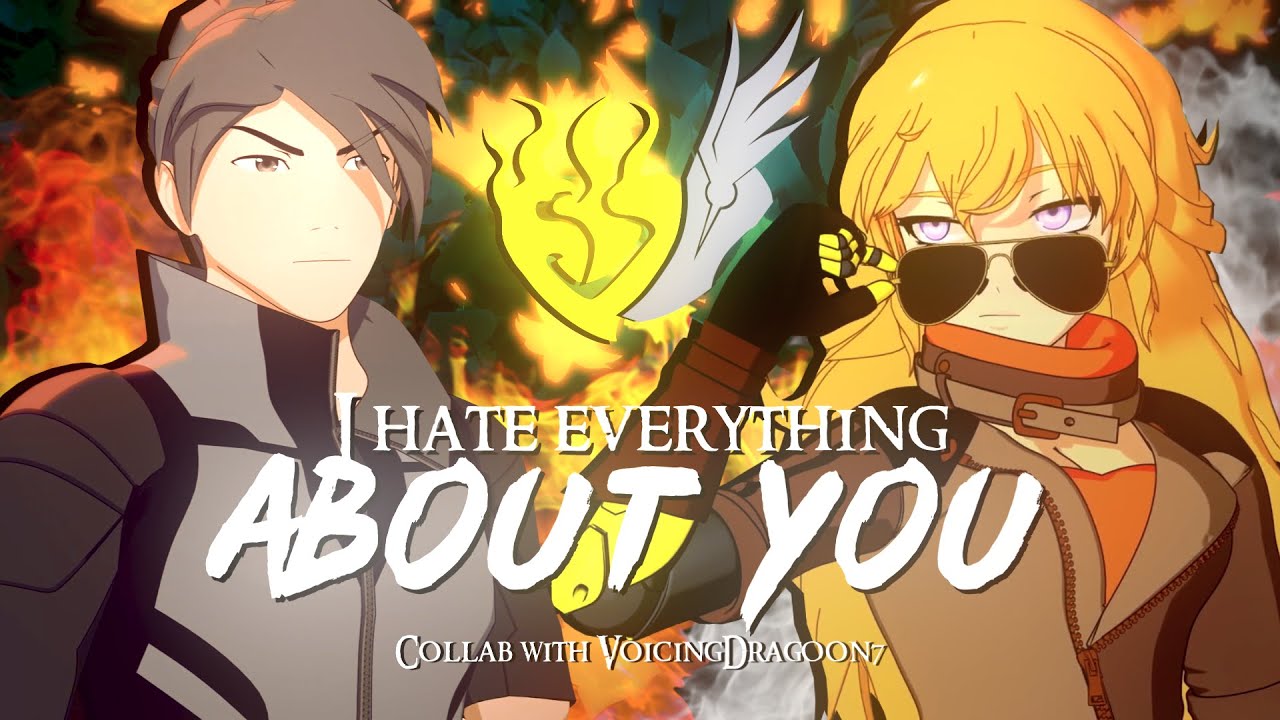RWBY AMV - I hate everything about you (Mercury/Yang) (collab) смотреть онлайн