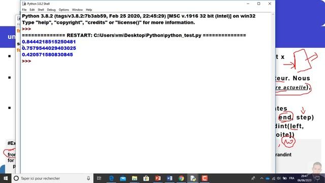 leçon python N°28 Module 5 Quelques modules standard Module random смотреть онлайн