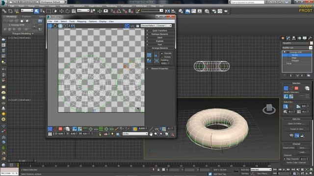 3D Max KF - Unwrap UVW(Edit uvws_2) смотреть онлайн