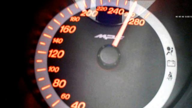 Mazda 3 MPS 315HP Top Speed Acceleration 80-270 Km/h