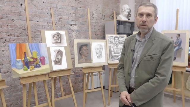 Курсы академического рисунка · Обучение живописи в Москве · Преподаватель Лычагин С. А. | 16+ смотреть онлайн