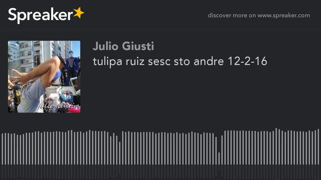 tulipa ruiz sesc sto andre 12-2-16 (part 1 of 4, made with Spreaker) смотреть онлайн