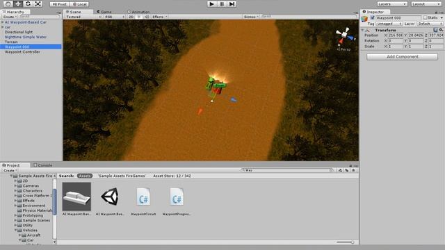 #2 Unity3d Создание гонки Робот и Игрок смотреть онлайн