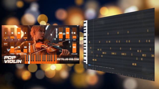 Bitsonic Pop Violin plug-in in action смотреть онлайн