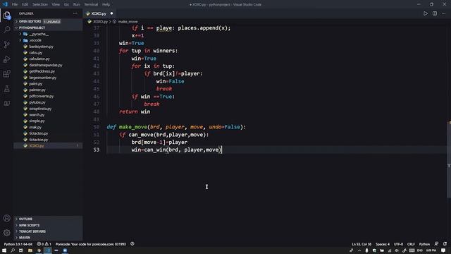 Tic-Tac-Toe Game using Python смотреть онлайн
