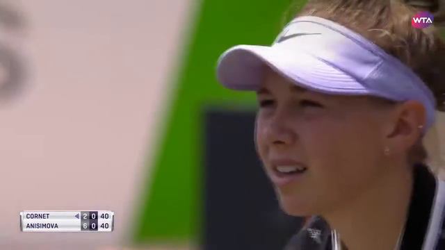 Alizé Cornet / Amanda Anisimova 2019 Mallorca смотреть онлайн
