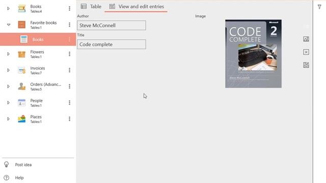 MobiDB database app for Windows - good app for creating custom databases смотреть онлайн