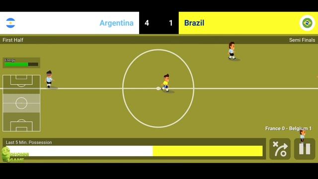 World Soccer Champs 2023 - World Cup Qatar Semi Final - Argentina Vs Brazil Gameplay (Android/iOS) смотреть онлайн