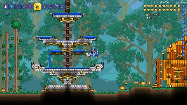 Terraria 1.3 Let's Build Series Ep12 Fantastic Fountains! | Terraria house design tutorial смотреть онлайн