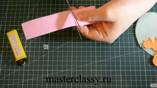 Детские поделки на Пасху из бумаги. Яйцо с кроликом. Видео урок смотреть онлайн