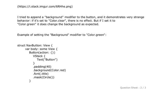 iOS : Remove circular button background in SwiftUI (WatchKit) смотреть онлайн