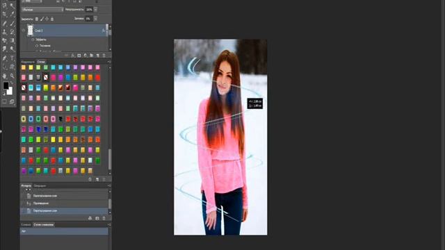 Урок #1 по созданию спирали в фотошопе!:) смотреть онлайн