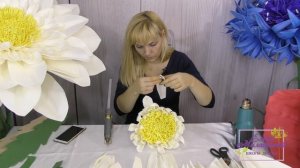 Мастер класс Гербера из изолона. Большие цветы из изолона/Free master class. Large flower of isolon