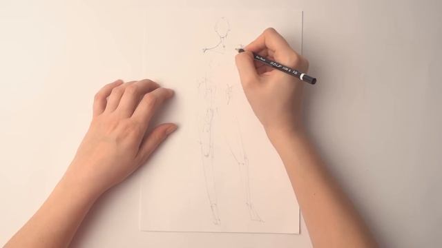 How to draw a fashion model - quick sketch смотреть онлайн