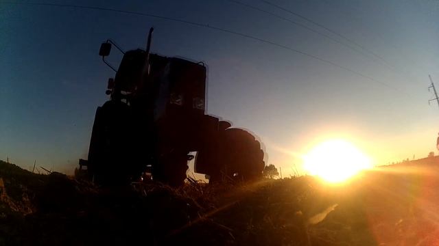 Дискование почвы. МТЗ 82.1