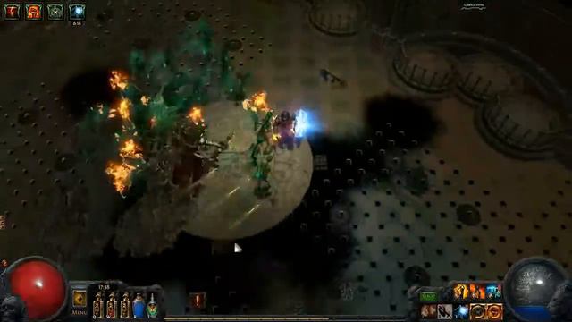 Path of Exile Ascendancy (Perandus League) 64 lvl Duelist vs Merciless Izaro. (with crappy gear) смотреть онлайн