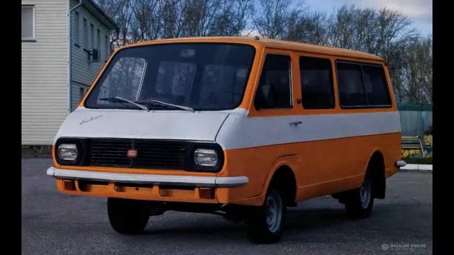 Фото обзор ретро автобуса Раф 2203 Латвия. смотреть онлайн
