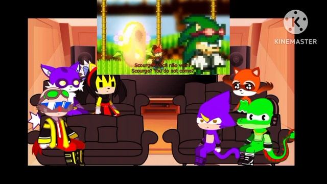 sonic characters react to archie sonic exe vs sonic scourge смотреть онлайн