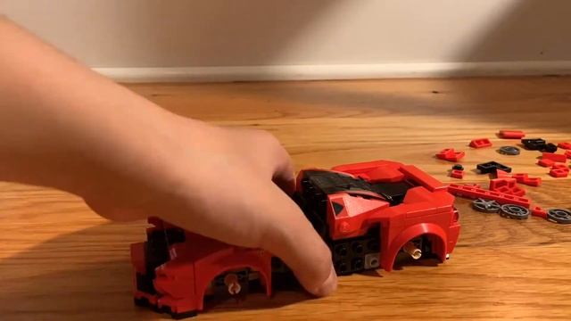 Speed Build in 4 mins - Lego SPEED CHAMPIONS 76895 Ferrari F8 Tributo смотреть онлайн