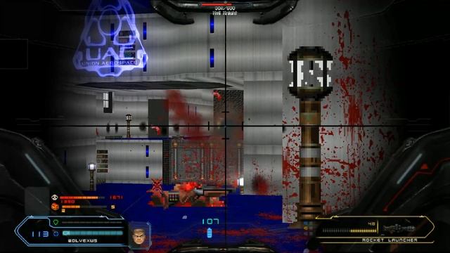 UAC Vinur Prime Research Base REDUX + Brutal Doom Power Fantasy (Part 2) смотреть онлайн