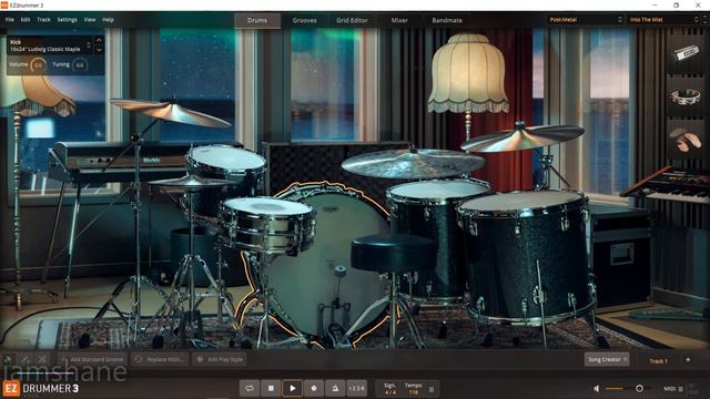 Toontrack EZDrummer 3 Post Metal EZX All Presets Demo