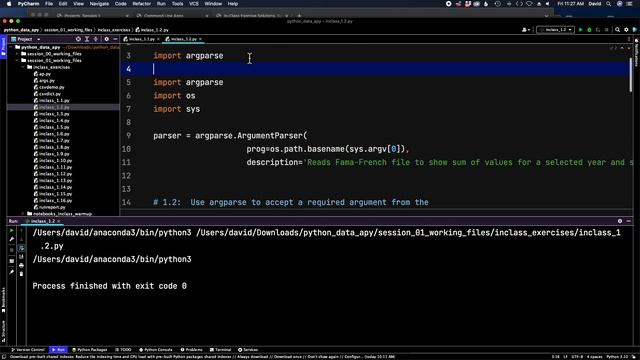 Command Line Arguments and the argparse Module смотреть онлайн