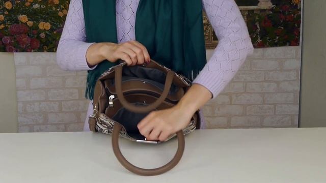 Сумка из гобелена женская Городская 200 смотреть онлайн