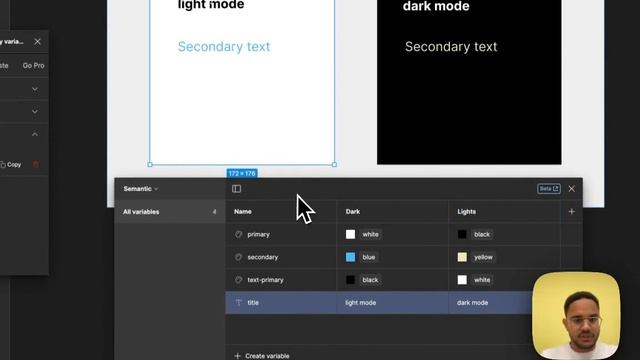 (Old) Reorder Variable modes on Figma смотреть онлайн