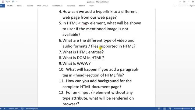 Tamil Nadu TRB Computer Science Syllabus - HTML Questions #9 смотреть онлайн