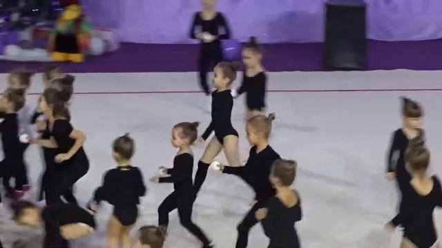 Соревнования по художественной гимнастике «Новогодние звездочки» смотреть онлайн